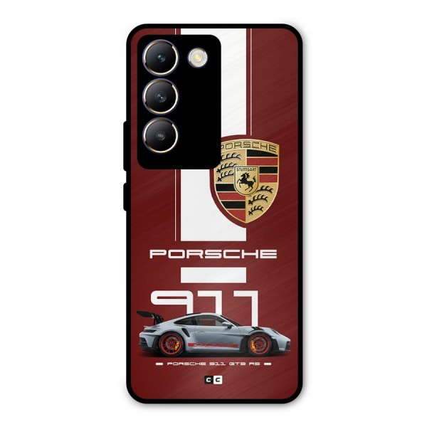 Luxe Supercar Metal Back Case for Vivo T3 5G