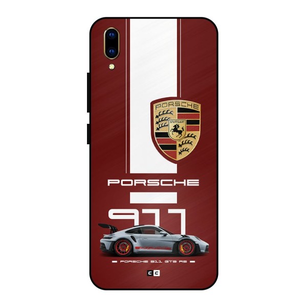 Luxe Supercar Metal Back Case for Vivo V11 Pro