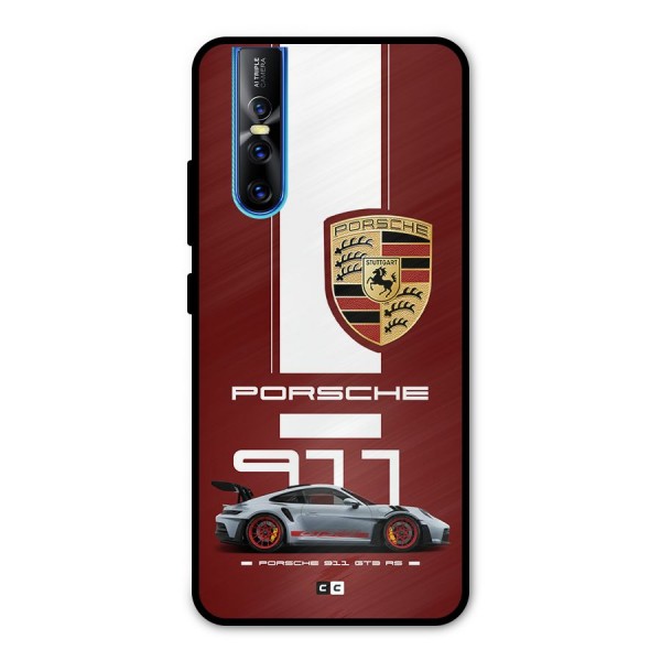 Luxe Supercar Metal Back Case for Vivo V15 Pro