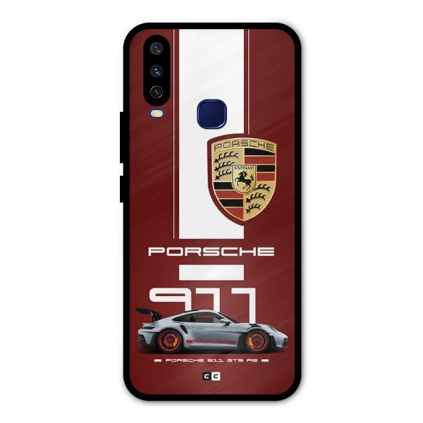 Luxe Supercar Metal Back Case for Vivo V17