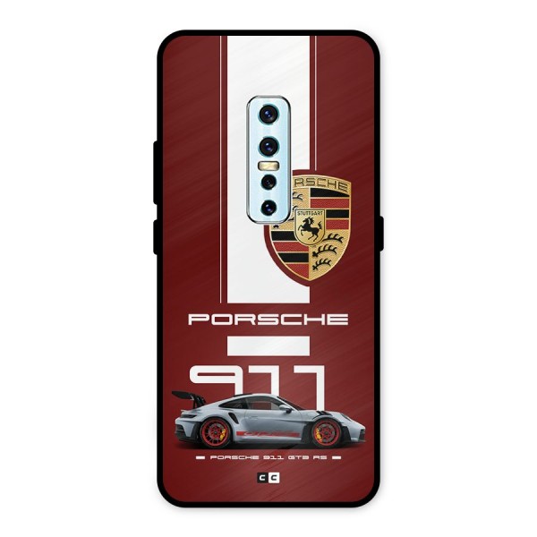 Luxe Supercar Metal Back Case for Vivo V17 Pro