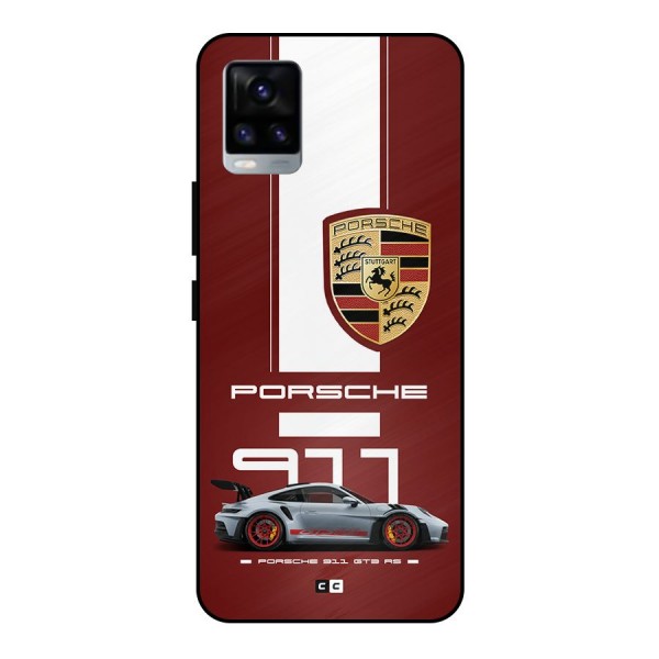 Luxe Supercar Metal Back Case for Vivo V20 2021