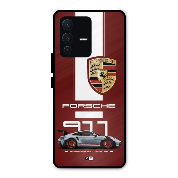 Luxe Supercar Metal Back Case for Vivo V23 Pro