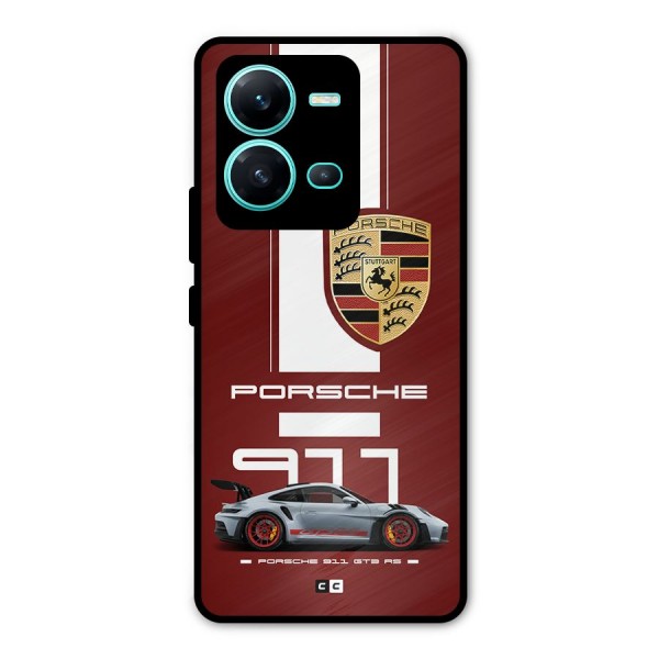 Luxe Supercar Metal Back Case for Vivo V25