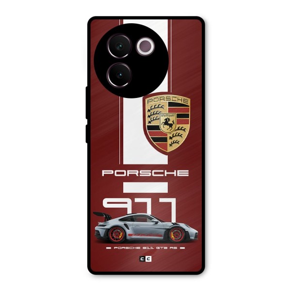 Luxe Supercar Metal Back Case for Vivo V30e