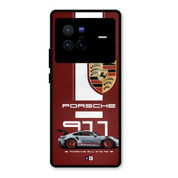 Luxe Supercar Metal Back Case for Vivo X80