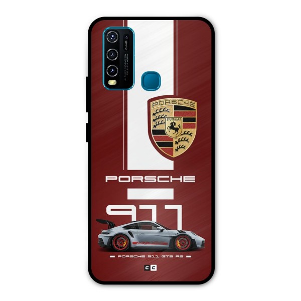 Luxe Supercar Metal Back Case for Vivo Y30