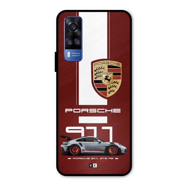 Luxe Supercar Metal Back Case for Vivo Y31