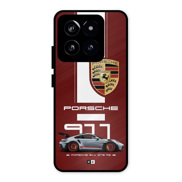 Luxe Supercar Metal Back Case for Xiaomi 14