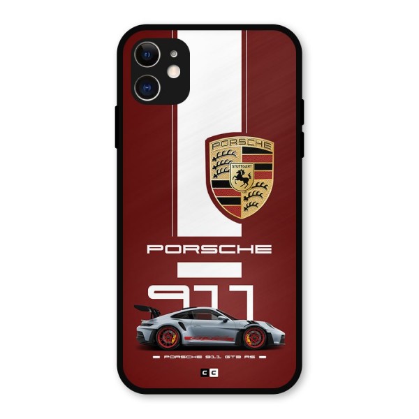 Luxe Supercar Metal Back Case for iPhone 11