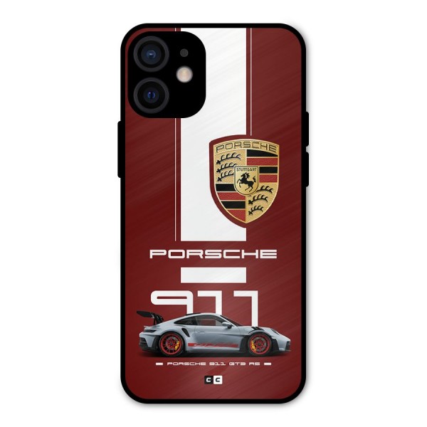 Luxe Supercar Metal Back Case for iPhone 12 Mini