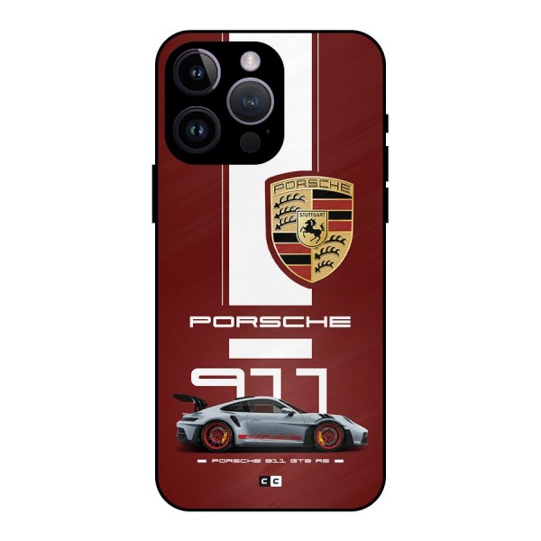 Luxe Supercar Metal Back Case for iPhone 14 Pro Max