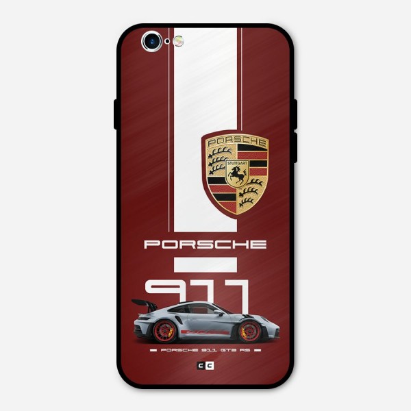 Luxe Supercar Metal Back Case for iPhone 6 6s