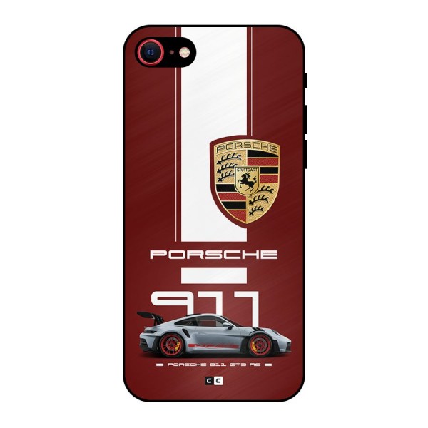 Luxe Supercar Metal Back Case for iPhone 7