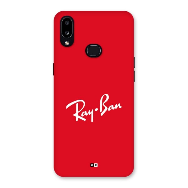 Luxury Red Back Case for Galaxy A10s