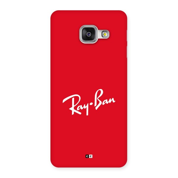 Luxury Red Back Case for Galaxy A3 (2016)