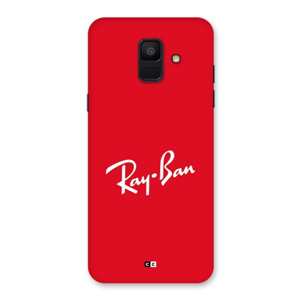 Luxury Red Back Case for Galaxy A6 (2018)