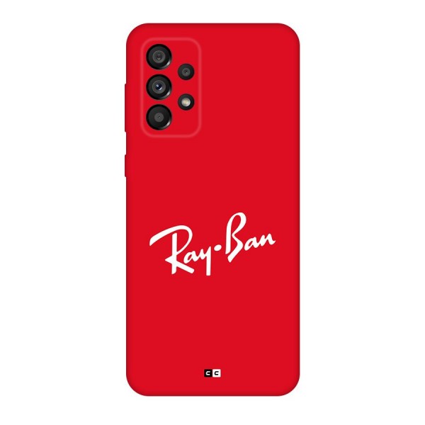 Luxury Red Back Case for Galaxy A73 5G