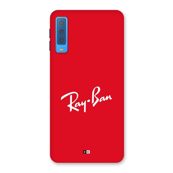 Luxury Red Back Case for Galaxy A7 (2018)