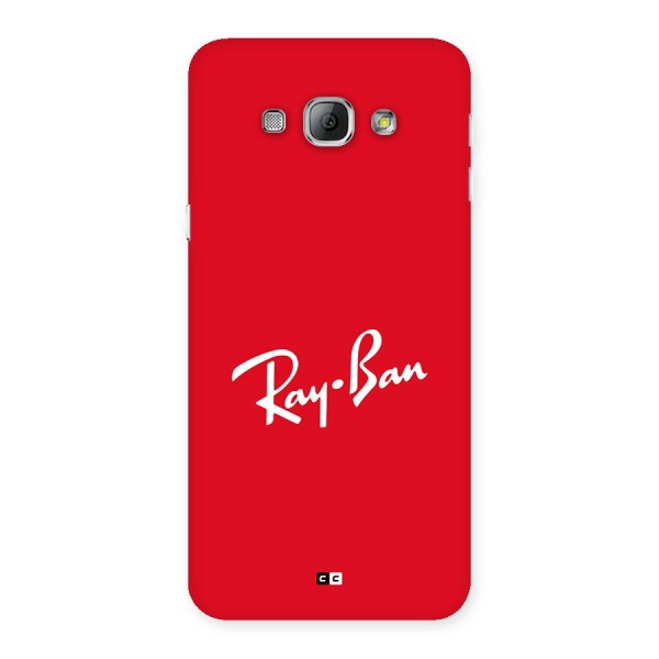 Luxury Red Back Case for Galaxy A8