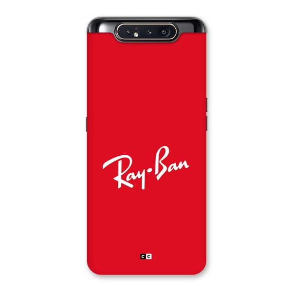 Luxury Red Back Case for Galaxy A80