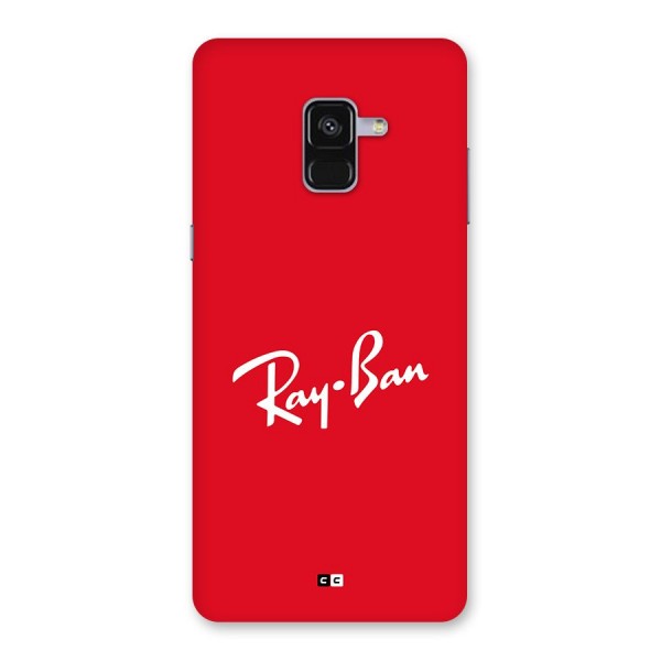 Luxury Red Back Case for Galaxy A8 Plus