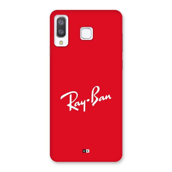 Luxury Red Back Case for Galaxy A8 Star