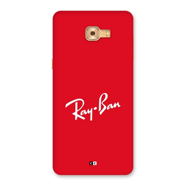 Luxury Red Back Case for Galaxy C9 Pro