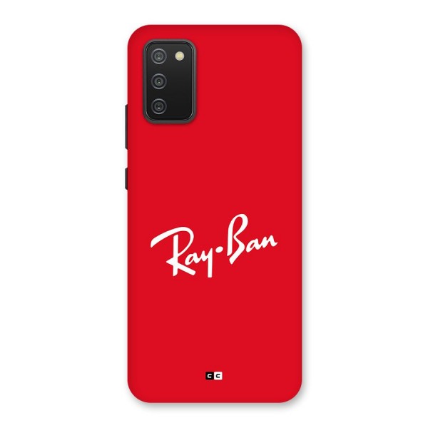 Luxury Red Back Case for Galaxy F02s