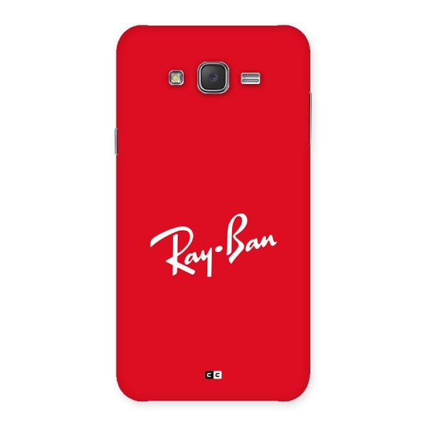 Luxury Red Back Case for Galaxy J7