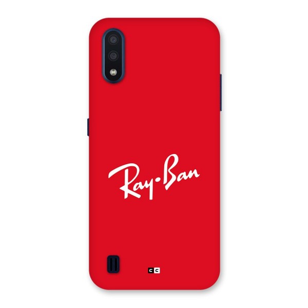 Luxury Red Back Case for Galaxy M01