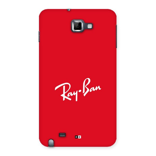 Luxury Red Back Case for Galaxy Note