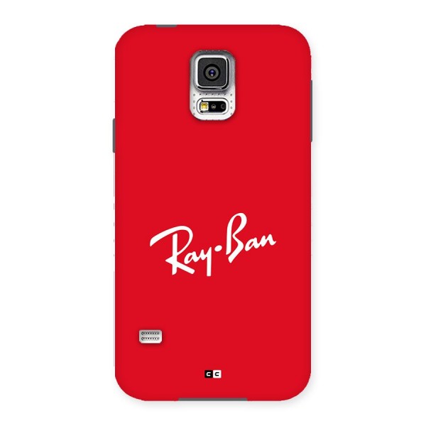 Luxury Red Back Case for Galaxy S5