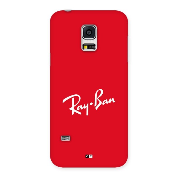 Luxury Red Back Case for Galaxy S5 Mini