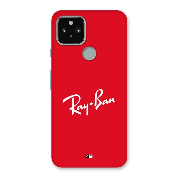 Luxury Red Back Case for Google Pixel 5