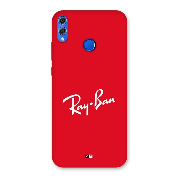 Luxury Red Back Case for Honor 8X