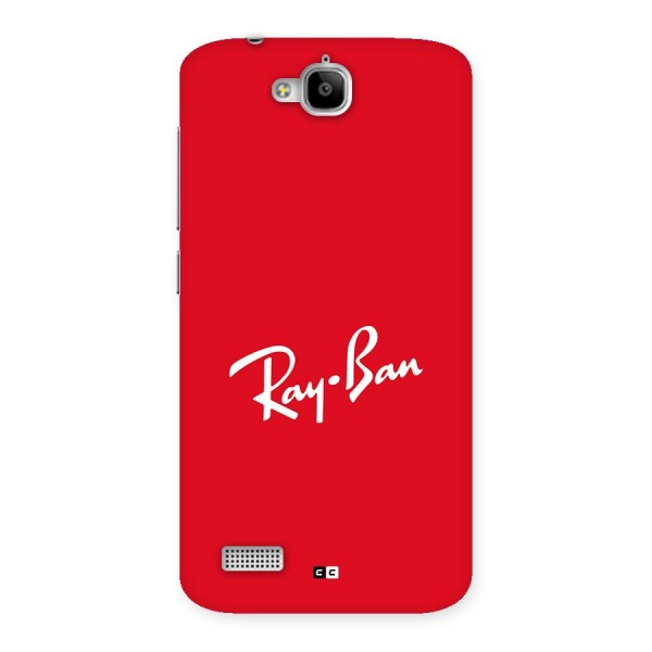 Luxury Red Back Case for Honor Holly