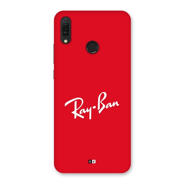 Luxury Red Back Case for Huawei Y9 (2019)