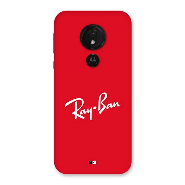 Luxury Red Back Case for Moto G7 Power