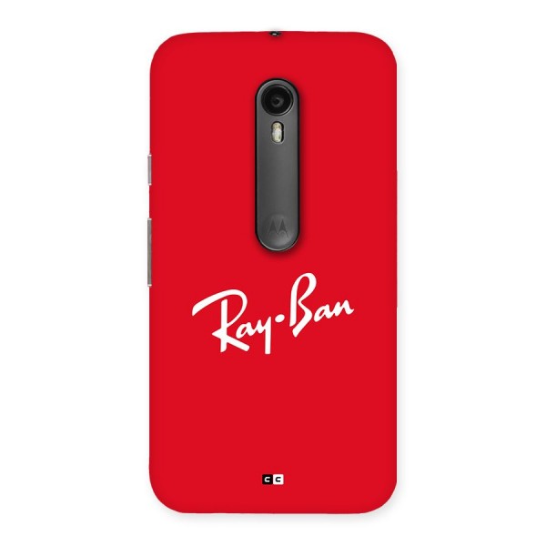 Luxury Red Back Case for Moto G Turbo