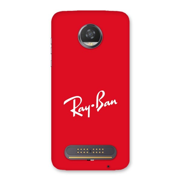 Luxury Red Back Case for Moto Z2 Play