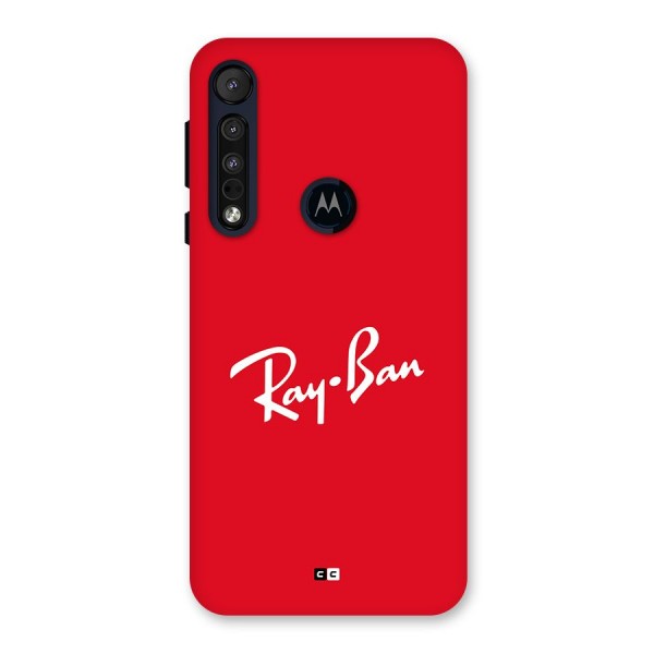 Luxury Red Back Case for Motorola One Macro