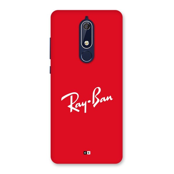 Luxury Red Back Case for Nokia 5.1