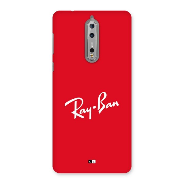 Luxury Red Back Case for Nokia 8