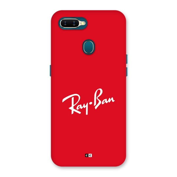 Luxury Red Back Case for Oppo A12s