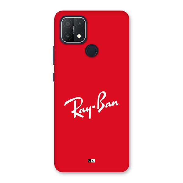 Luxury Red Back Case for Oppo A15