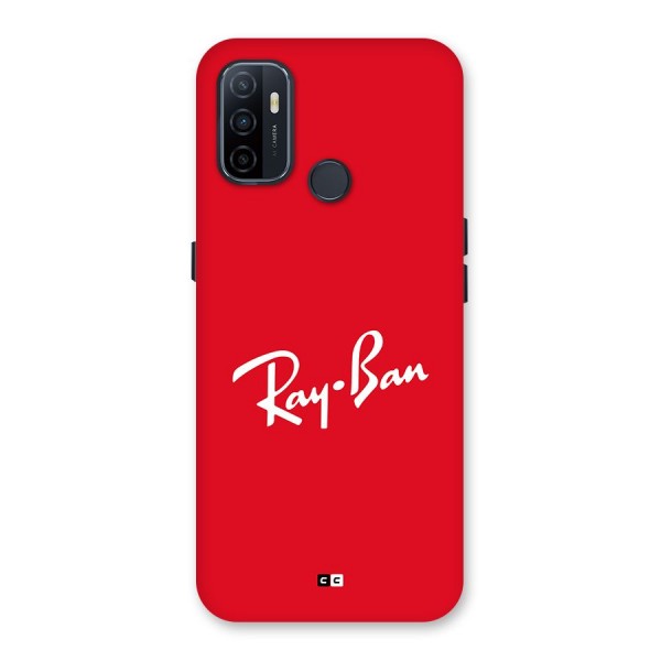 Luxury Red Back Case for Oppo A33 (2020)