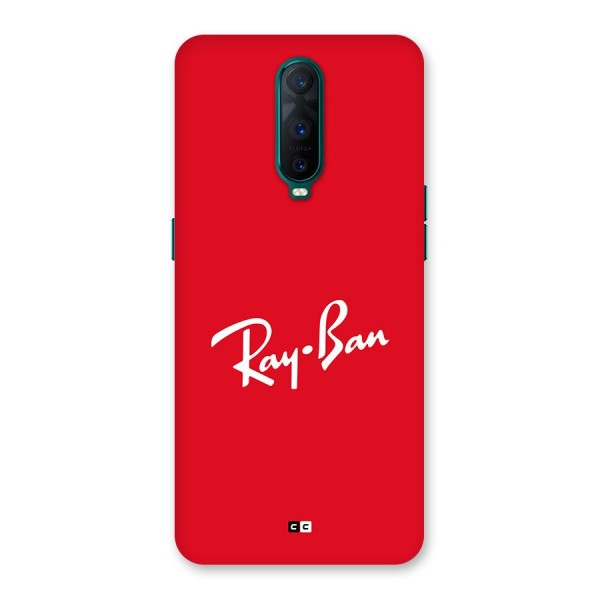 Luxury Red Back Case for Oppo R17 Pro