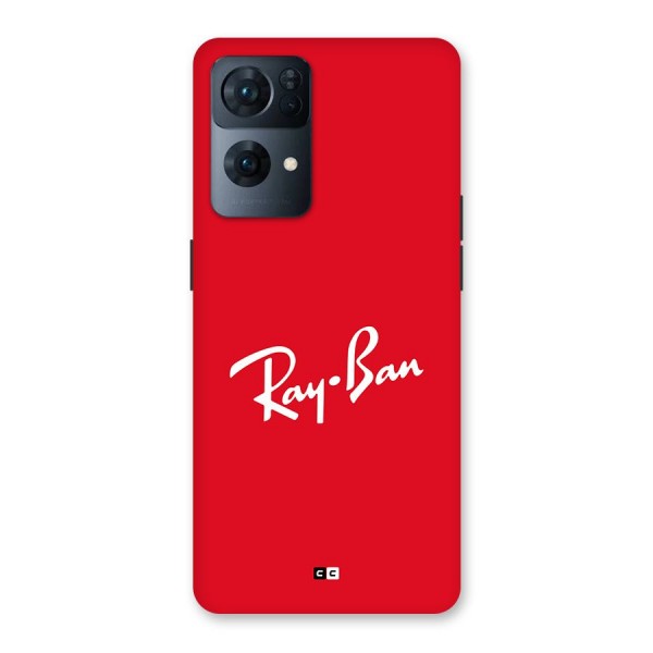 Luxury Red Back Case for Oppo Reno7 Pro 5G