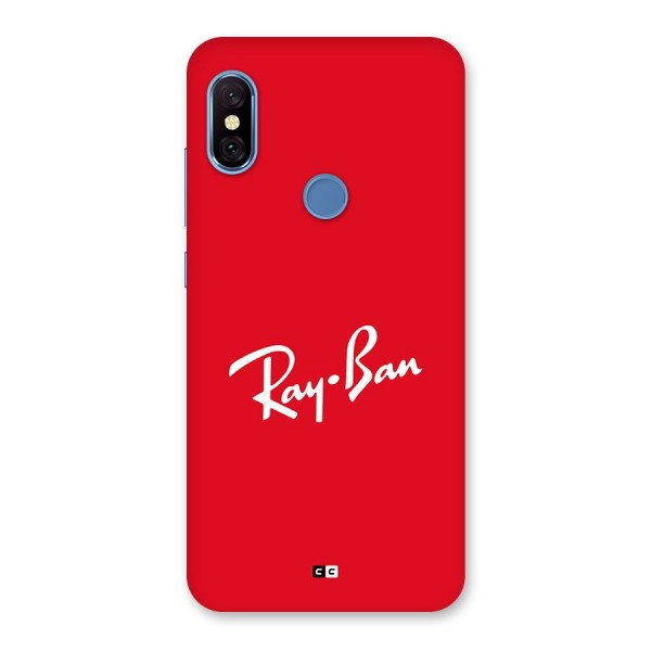 Luxury Red Back Case for Redmi Note 6 Pro